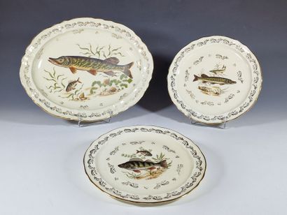 BERNARDAUD ET COMPAGNIE LIMOGES - 9 PIECES...