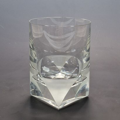 ROSENTHAL - SEAU A GLACONS en cristal blanc...