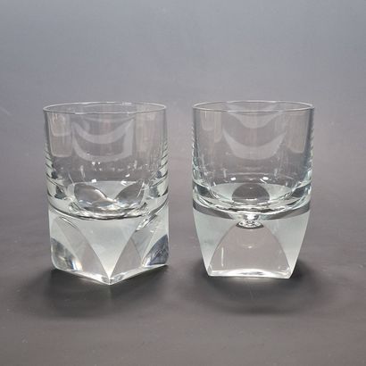 ROSENTHAL - SUITE DE 6 GOBELETS A WHISKY...