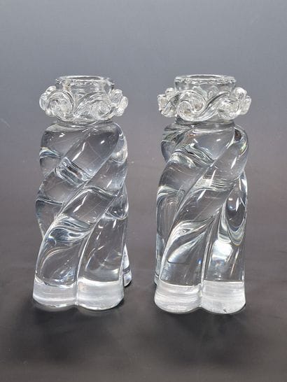 BACCARAT - MODELE ALADIN - SIX BOUGEOIRS...