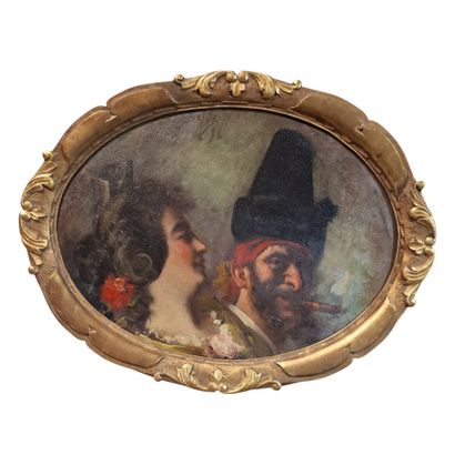 Benito BELLI (act.1870-1899)
Spanish couple...