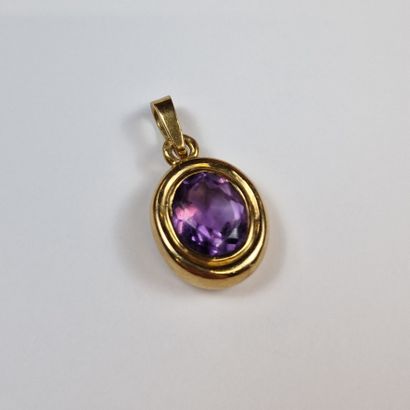 Mid-20th century pendant in yellow gold 750...