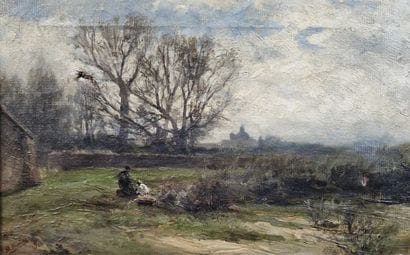 M. MUNOZ (XIX-XXth)
Lively rural landscape
OIL...