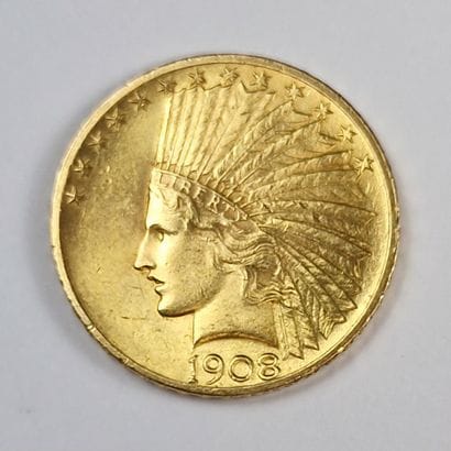 1 PIECE DE 10 DOLLARS US OR 