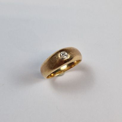 DOME RING Circa 1900 in pink gold 750 Millièmes...