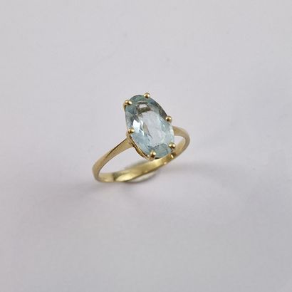 RING Circa 1960 in yellow gold 750 Millièmes...