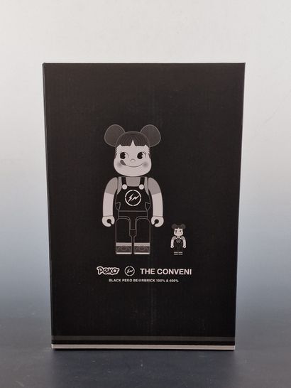 BEARBRICK - PEKO - THE CONVENI 
Black Peko...