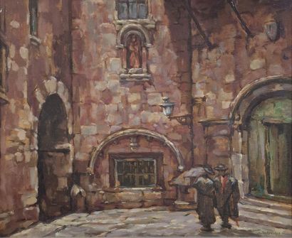 Charles BISSCHOPS (1894-1975)
Santander Cathedral
OIL...