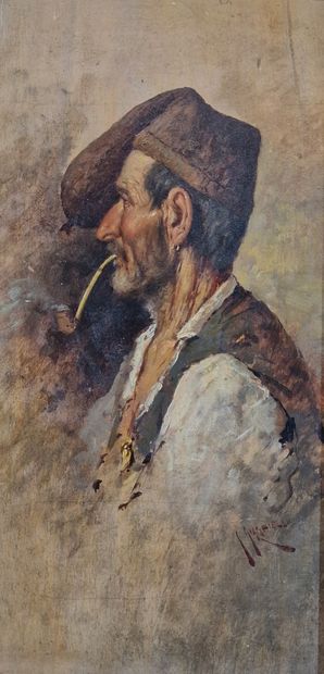 Giuseppe GIARDIELLO (1887-1920)
Pipe smoker...