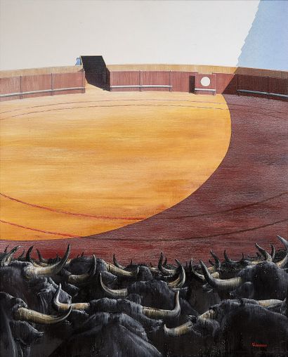 Thierry VAUBOURGOIN (born 1944)
Sol y sombra...