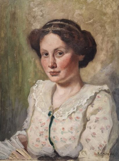 Oscar MENDLICK (1871-1963)
Portrait of a...