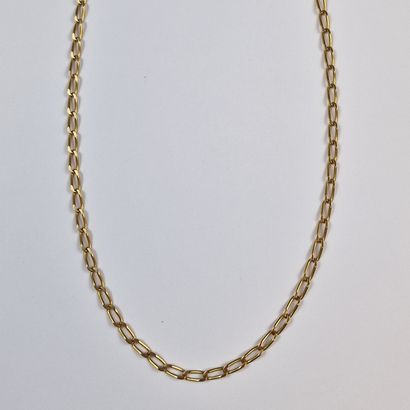 Modern horse chain in yellow gold 750 Millième
P....