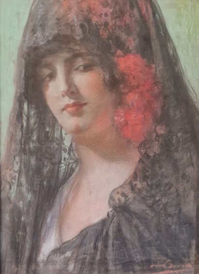 Juli BORRELL PLA (1877-1957) 
Portrait of...
