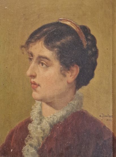 C. BAUDRAN (XIX-XXXth)
Portrait of a Woman...