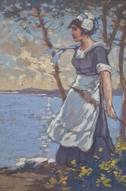 Charles BISSCHOPS (1894-1975)
Portrait of...