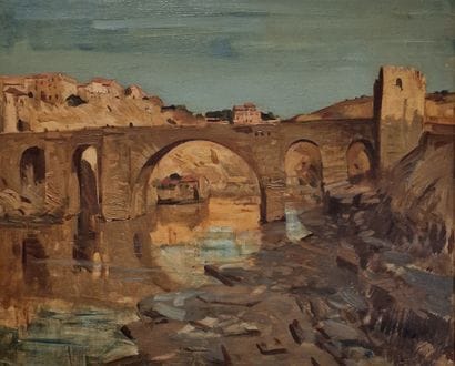 Henri LOGELAIN (1889-1968) 
Saint-Martin...