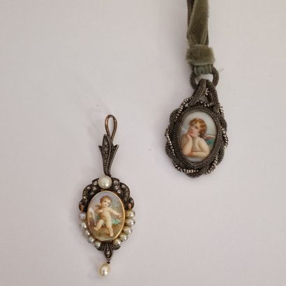 PENDENTIF de la Fin du XIXème Siècle en or...
