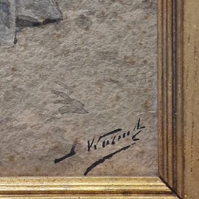 Jules WORMS (1832-1924)
Scène galante
AQUARELLE
Signed...