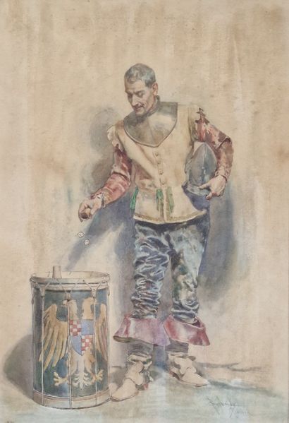 Salvador SANCHEZ BARBUDO (1857-1917)
Soldier...