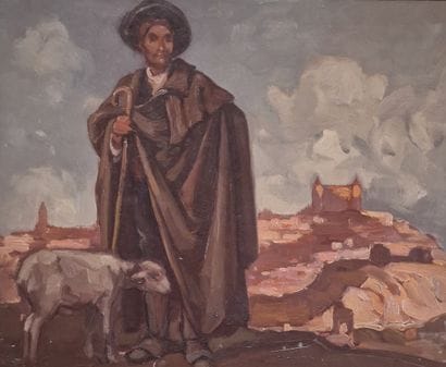 Charles BISSCHOPS (1894-1975)
The Shepherd...