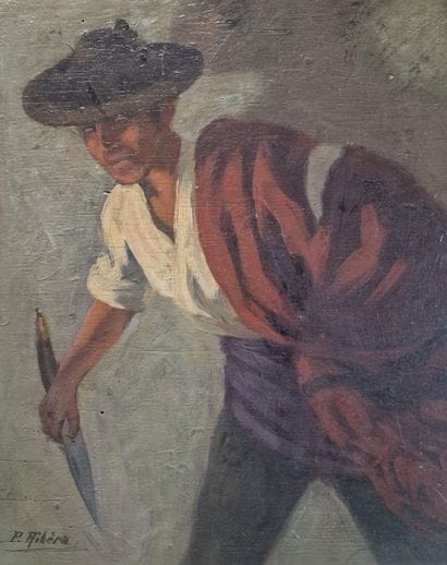 Pedro RIBERA (1867-1949)
Basque man with...