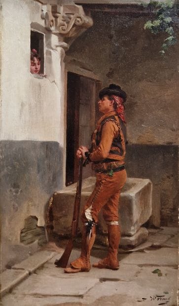 Jules WORMS (1832-1914) 
The suitor
OIL ON...