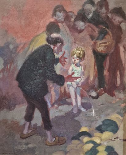 Manuel MONEDERO (1925-2002)
Puer Mingens
OIL...