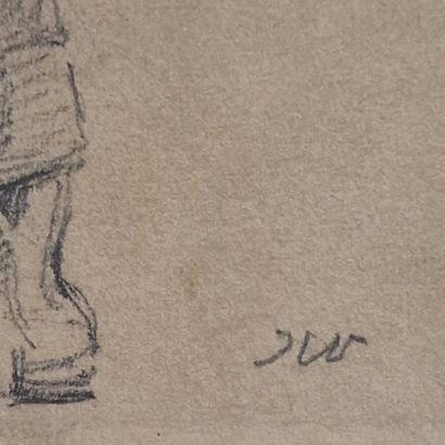 Jules WORMS (1832-1924)
Two studies of male...