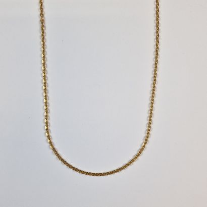 Modern forçat chain in yellow gold 750 Millièmes
P....