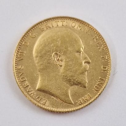 1 PIECE SOUVERAIN BRITANNIQUE OR Edouard...