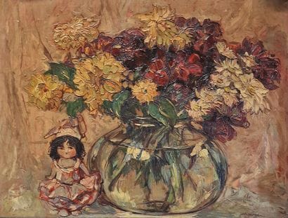 Charles BISSCHOPS (1894-1975)
Flowers
OIL...