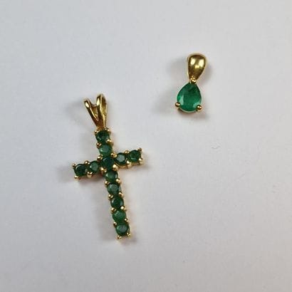 TWO SMALL PENDANTS from the Second Half of...