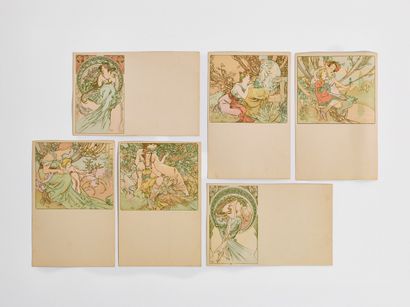 Alphonse MUCHA (1860-1939)
Set of SIX POST...