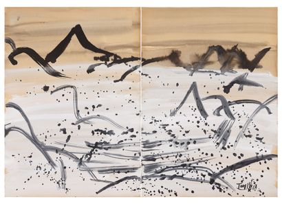 T'ang HAYWEN (1927-1991)
Untitled, 1969
Watercolor,...