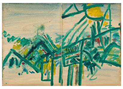 T'ang HAYWEN (1927-1991)
Untitled, 1966-1969
Acrylic...