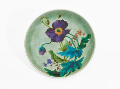 Théodore DECK (1823-1891)
ASSIETTE decorated...