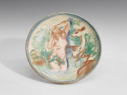Edmond LACHENAL (1855-1948)
Stoneware plate...