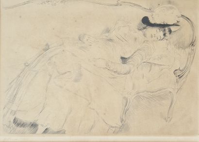 Paul César HELLEU (1859-1927)
Young elegant...