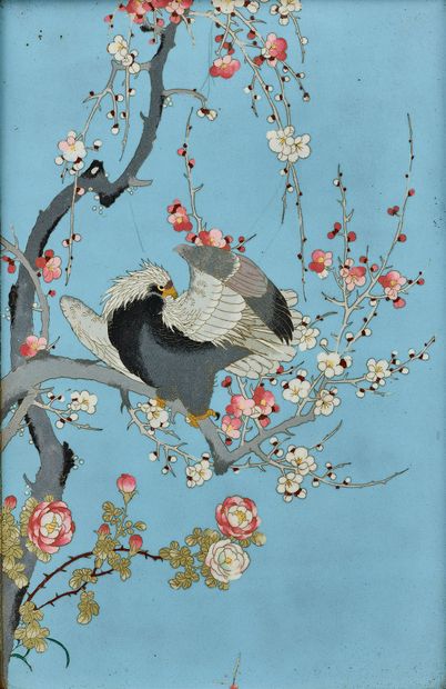 JAPAN Meiji period (1868-1912) 
Pair of copper...