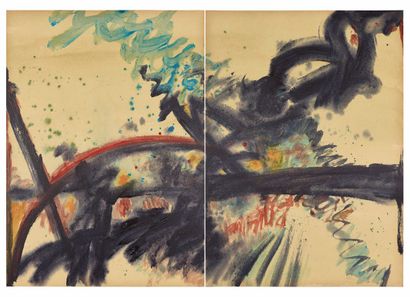 T'ang HAYWEN (1927-1991)
Untitled, 1966-1969
Acrylic...