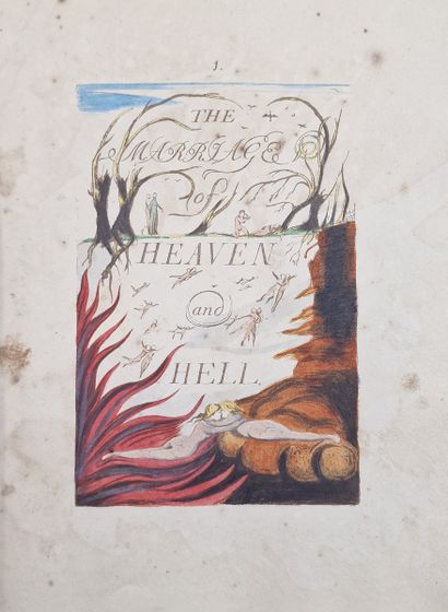 [BLAKE (William)]. The Marriage of Heaven...
