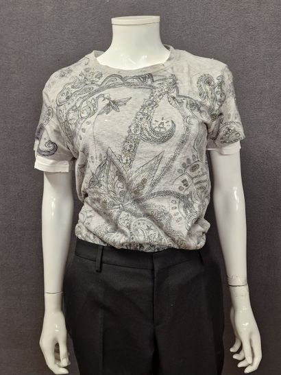 BALMAIN - LOT of two different tee-shirts,...