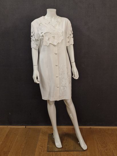 KORII JOKO International - ROBE blanche à...