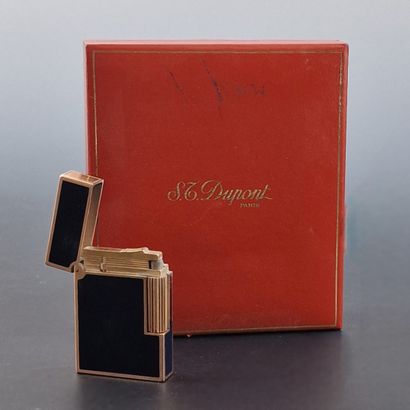 S.T DUPONT PARIS - Gas POCKET in gold-plated...
