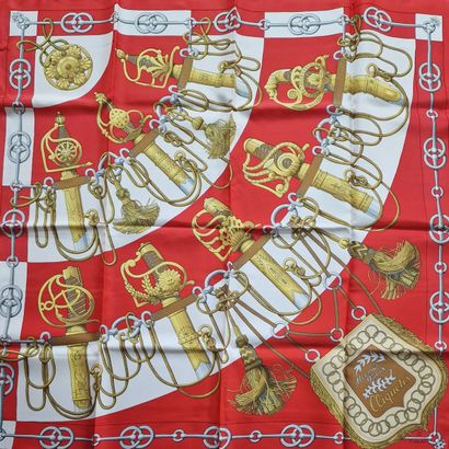 HERMES Paris made in France - CARRE in printed...