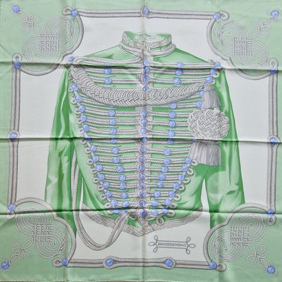 HERMES Paris made in France - CARRE in printed...