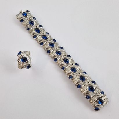 Pierre CARDIN - HALF-PARAMENT in rhinestoned...