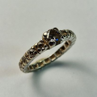 AMERICAN ALLIANCE Circa 1960 in white gold...