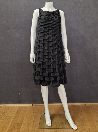 Maison RABIH KAYROUZ - Sleeveless black knit...