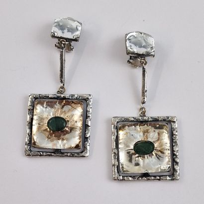 Jacques GAUTIER - PAIR OF EAR PENDANTS in...